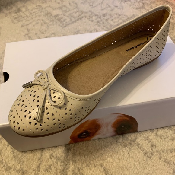 Hush‎ Puppies Perforated Ballerina Flat Women’s Size 8.5 Balletcore Classic New - Picture 7 of 7
